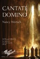 Cantate Domino SATB choral sheet music cover